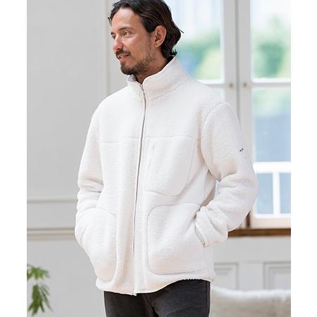 CALL&RESPONSE(コールアンドレスポンス)】ボア-スタンドカラーブルゾン