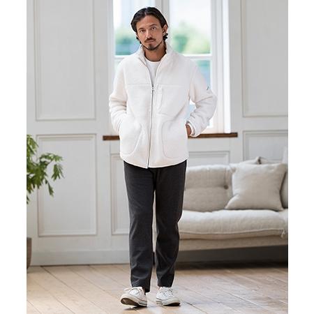 CALL&RESPONSE(コールアンドレスポンス)】ボア-スタンドカラーブルゾン