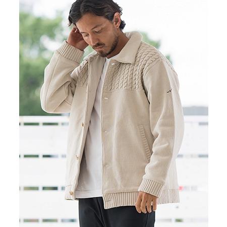 CALL&RESPONSE(コールアンドレスポンス)】中綿ニットジャケット