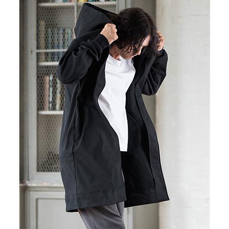 CAMBIO（カンビオ） 【】Fleece Bonding Denim Hooded Coat デニム