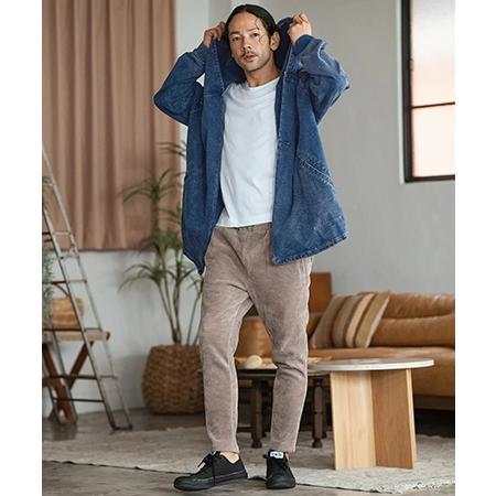 CAMBIO（カンビオ） 【】Indigo URAKE Poncho Like Hooded Jacket