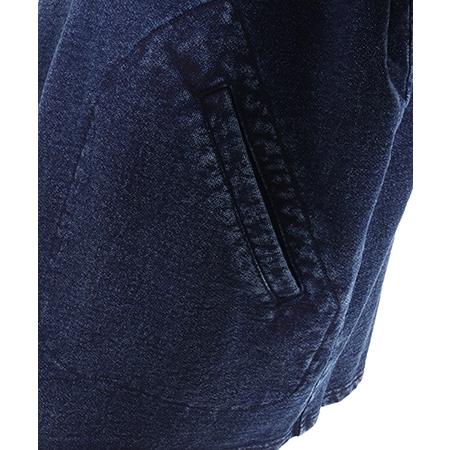 CAMBIO（カンビオ） 【】Indigo URAKE Poncho Like Hooded Jacket