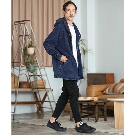 CAMBIO(カンビオ)インディゴフーデッドジャケット CAMBIO（カンビオ） 【】Indigo URAKE Poncho Like Hooded Jacket