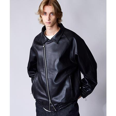 rehacer レアセル 本革 シープレザー ライダース rehacer レアセル 本革 シープレザー ライダース