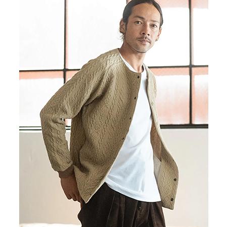 CAMBIO（カンビオ） 【】Japanese Fabricケーブルキルティングノー