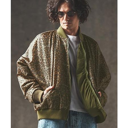 GLIMCLAP 【GLIMCLAP(グリムクラップ)】 Reversible flight jacket 