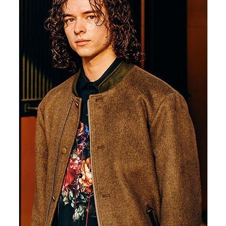 glamb（グラム） 【】Melton Napoleon Blouson メルトンナポレオン