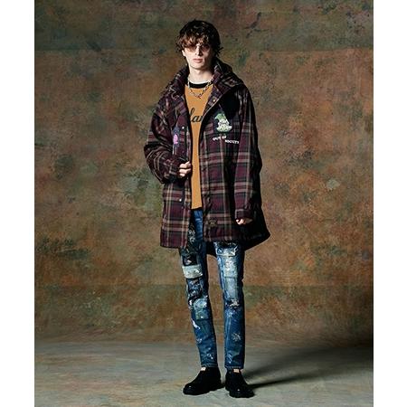 glamb（グラム） 【】Emblem High Neck Mods Coat エンブレム