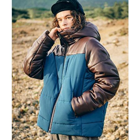 glamb（グラム） 【】Combination Padded Jacket コンビネーションパ