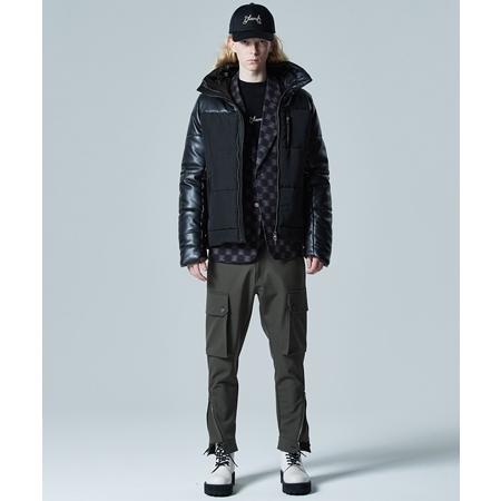 glamb（グラム） 【】Combination Padded Jacket コンビネーションパ