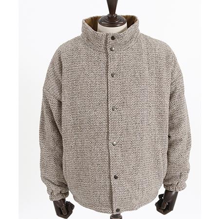 CAMBIO（カンビオ） 【】 ツイードリバーシブル中綿ジャケット(CA-24