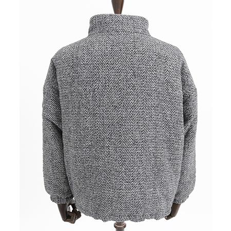 CAMBIO（カンビオ） 【】 ツイードリバーシブル中綿ジャケット(CA-24