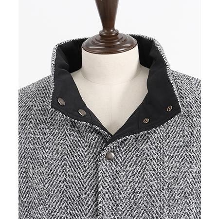 CAMBIO 【CAMBIO(カンビオ)】 ツイードリバーシブル中綿ジャケット(CA