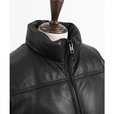 ADAM PATEK（アダムパテック） 【】leather looose down jacket ダウン