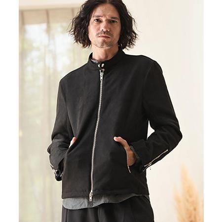 CAMBIO 【CAMBIO(カンビオ)】スウェードシングルライダース