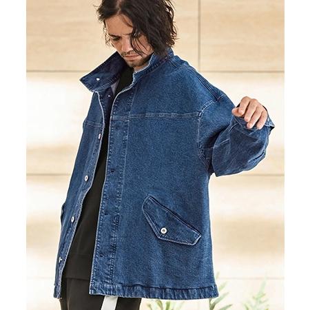 CAMBIO カンビオ ミリタリースタンドデニムジャケット&パンツ 楽天市場】【CAMBIO(カンビオ)】M-65ミリタリースタンドデニム