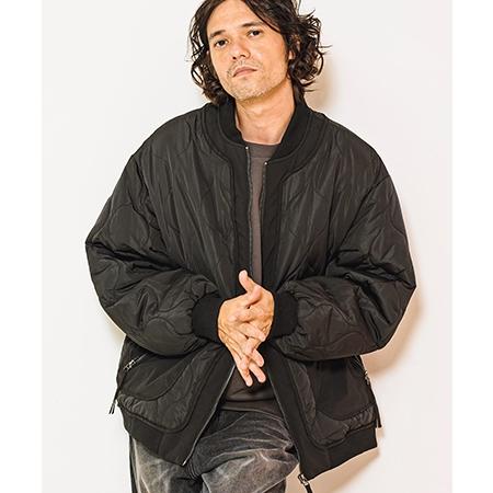 EOS by Rhea company】CAMBIO ボンバーブルゾン L CAMBIO（カンビオ） 【】ルーズシルエットキルティングボンバー