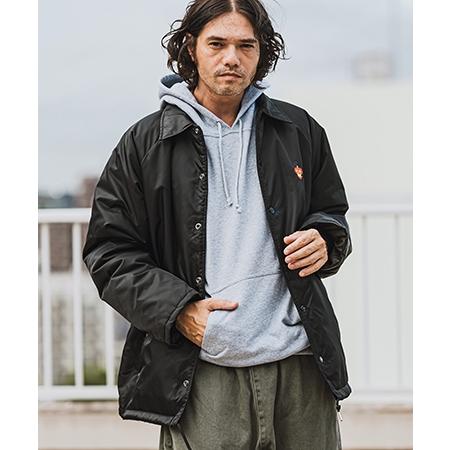 CAMBIO（カンビオ） 【】Skull×Appleワンポイント刺繍コーチジャケット