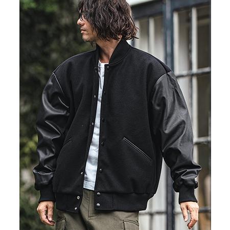 CAMBIO（カンビオ） 【】 メルトンPU切り替えルーズシルエット