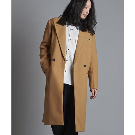 ロングチェスターコート ノーアイディー 30%OFF【NO ID.(ノーアイディー)】ﾛﾝｸﾞﾁｪｽﾀｰｺｰﾄ(855006-876C