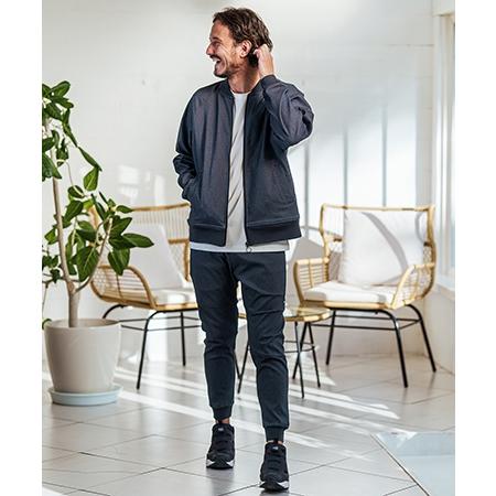 コールアンドレスポンスZIPブルゾン-ストレッチデニム(251-1103-04) CALL&RESPONSE(コールアンドレスポンス)】ZIPブルゾン-ストレッチ
