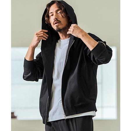 Magine（マージン） 【】Cotton Jacquard Stretch Fabric Hooded 
