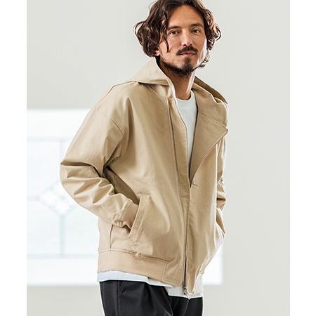 Magine（マージン） 【】Cotton Jacquard Stretch Fabric Hooded 