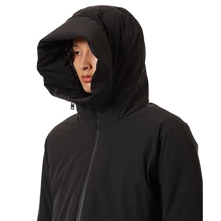 【ATTACHMENT(アタッチメント)】3LAYER LIGHT TAFFETA HOODED DOWN COAT ダウンコート(AC52-099)の画像