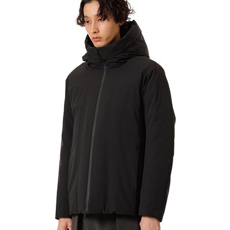 【ATTACHMENT(アタッチメント)】3LAYER LIGHT TAFFETA HOODED DOWN JACKET ダウンジャケット(AB52-100)の画像