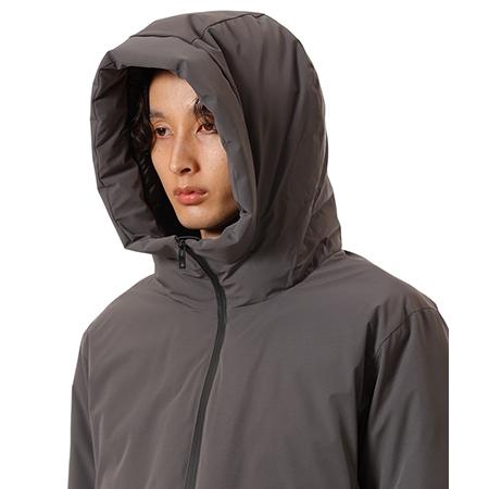 【ATTACHMENT(アタッチメント)】3LAYER LIGHT TAFFETA HOODED DOWN JACKET ダウンジャケット(AB52-100)の画像