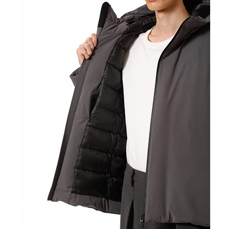 【ATTACHMENT(アタッチメント)】3LAYER LIGHT TAFFETA HOODED DOWN JACKET ダウンジャケット(AB52-100)の画像