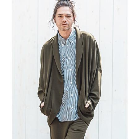 CAMBIO 【CAMBIO(カンビオ)】変形ドルマン梨地テーラードジャケット