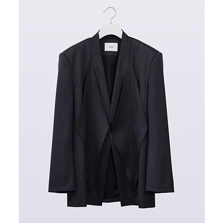【HATRA(ハトラ)】Dia Tailored Jacket ジャケット(OU02-25fw)の画像