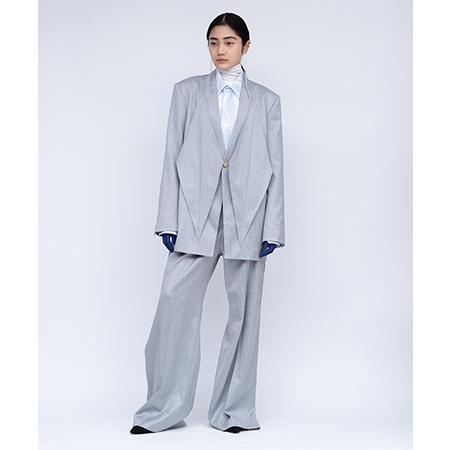 【HATRA(ハトラ)】Dia Tailored Jacket ジャケット(OU02-25fw)の画像