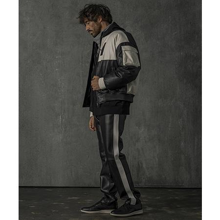 【C DIEM(カルペディエム)】Oversize Leather MA-1 レザージャケット(MSO-25102)の画像