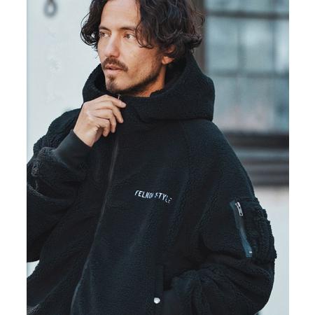 felkod（フィルコッド） 【】Soft Boa Hooded MA-1 MA-1ジャケット