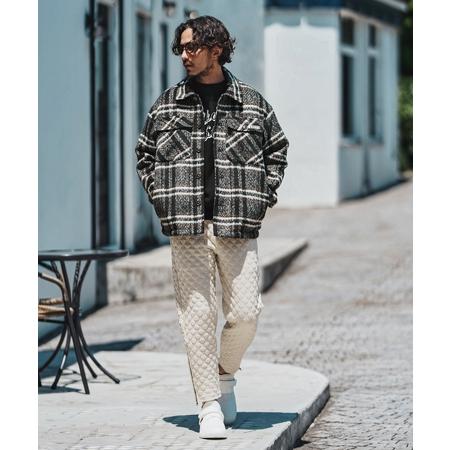 felkod（フィルコッド） 【】Shaggy Check CPO Jacket シャギー 