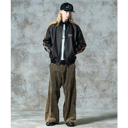 【glamb(グラム)】Synth Leather Track Jacket シンセレザートラックジャケット(GB0325-JKT10)の画像