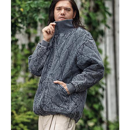 CAMBIO（カンビオ） 【】 Original Quilted Denim High Neck Blouson 