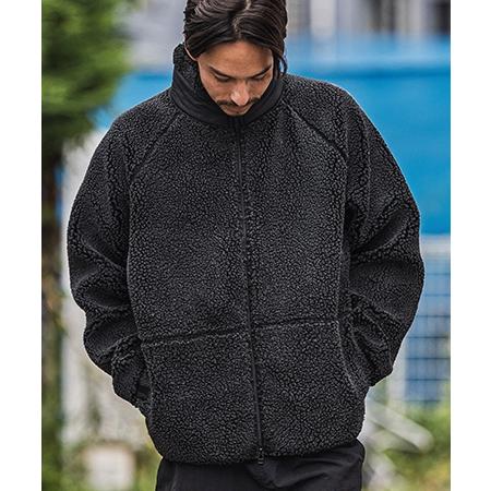 CAMBIO（カンビオ） 【】Vintage Like Boa Fleece Zip Jacket ボア