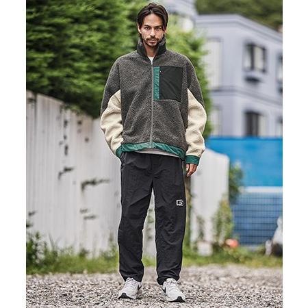 CAMBIO　ボアジャケット CAMBIO(カンビオ)】Bandana Pattern Boa Volume Neck Blouson ボア