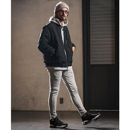 wjkキルティングジャケット wjk 【wjk reluxe】gourd quilting MA-1 type blouson キルティング