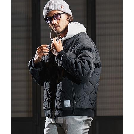 wjk 【wjk reluxe】gourd quilting MA-1 type blouson キルティング