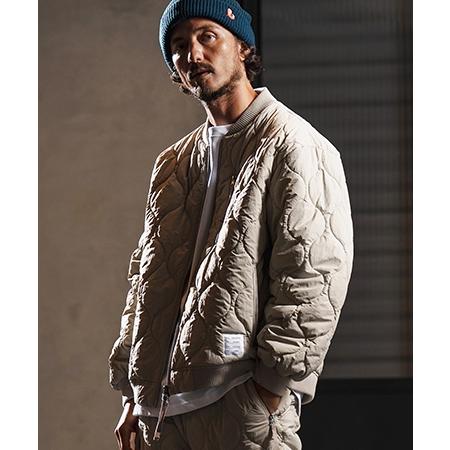 wjk reluxe 【wjk reluxe】gourd quilting MA-1 type blouson 