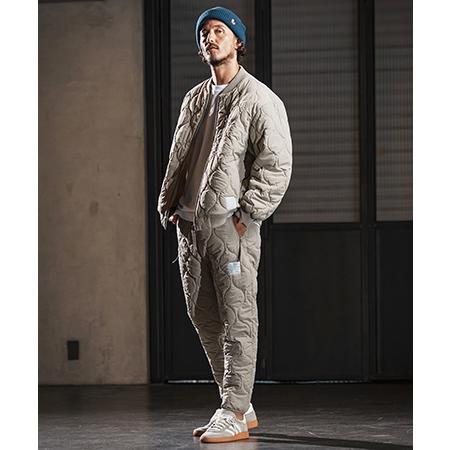 wjkキルティングジャケット wjk 【wjk reluxe】gourd quilting MA-1 type blouson キルティング