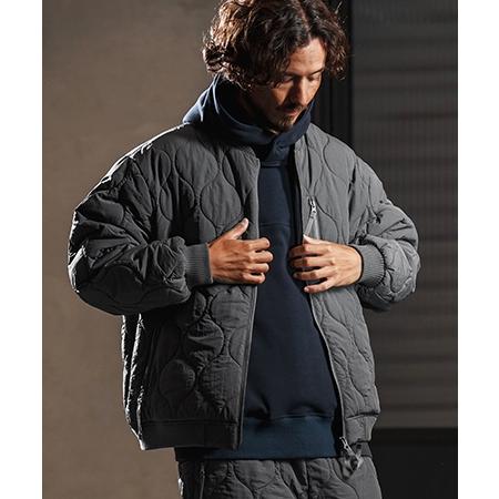 wjk 【wjk reluxe】gourd quilting MA-1 type blouson キルティング