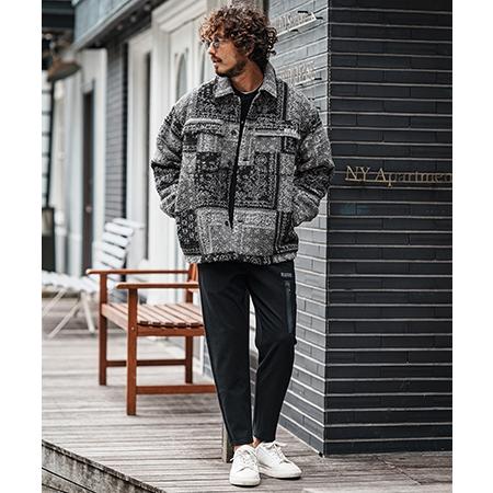 felkod（フィルコッド） 【】Bandana Pattern Boa CPO Jacket