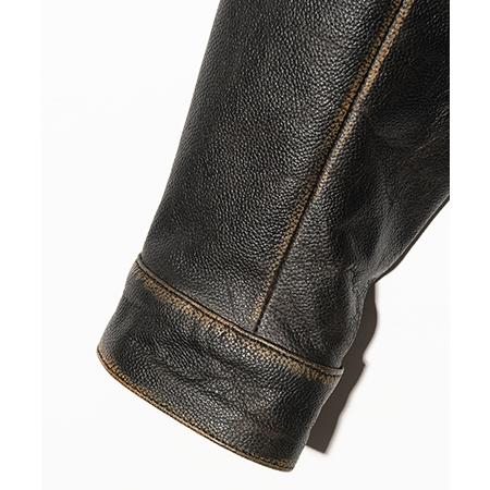 【glamb(グラム)】High Neck Leather Jacket ハイネックレザージャケット(GB0425-JKT01)の画像