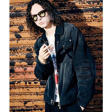 glamb（グラム） 【】Damage Craft Blouson ダメージクラフトブルゾン 