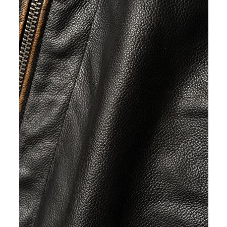 【glamb(グラム)】Leather Bomber Jacket レザーボマージャケット(GB0425-JKT04)の画像